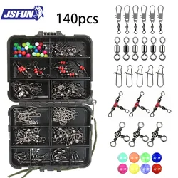 JSFUN Emerillones de Pesca Acero Inoxidable con Rodamientos Resistentes