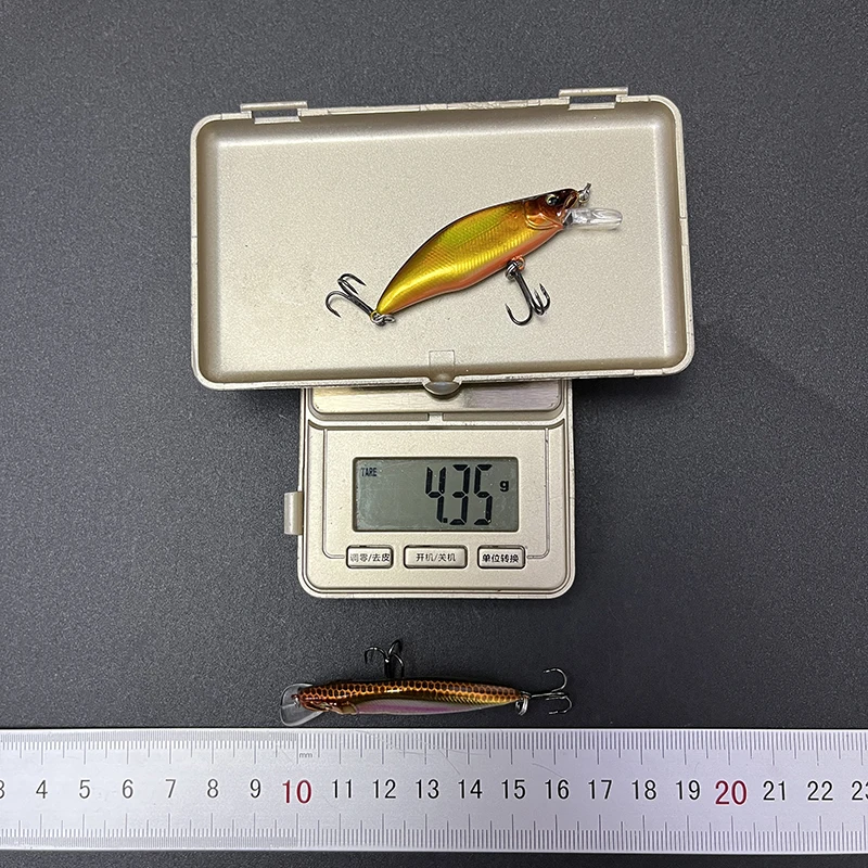 50 Uds 4,2g 51mm juego de señuelos de pececillo que se hunden Pesca Wobbler cebo Artificial para perca Pike trucha lubina Jerkbait Swimbait Accesorios - imagen 5