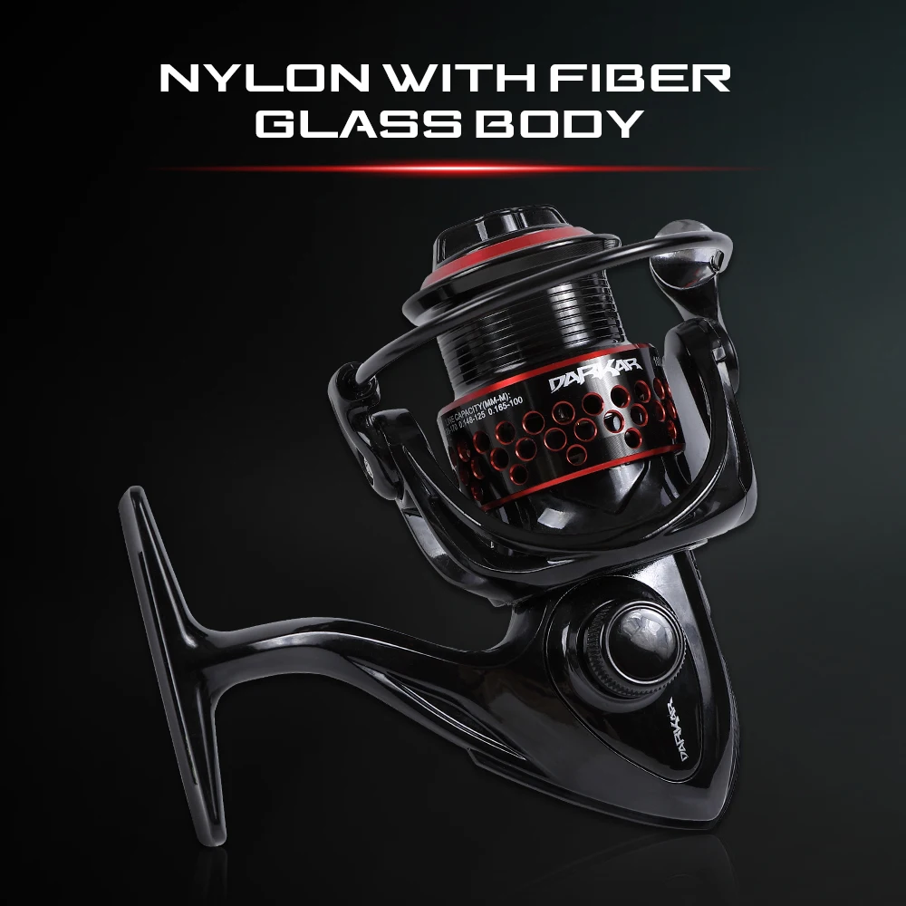 Carrete giratorio para pesca de truchas, carrete de metal, arrastre máximo de 6kg, relación de engranaje 5,1: 1, aparejos de pesca de agua dulce y salada - imagen 4