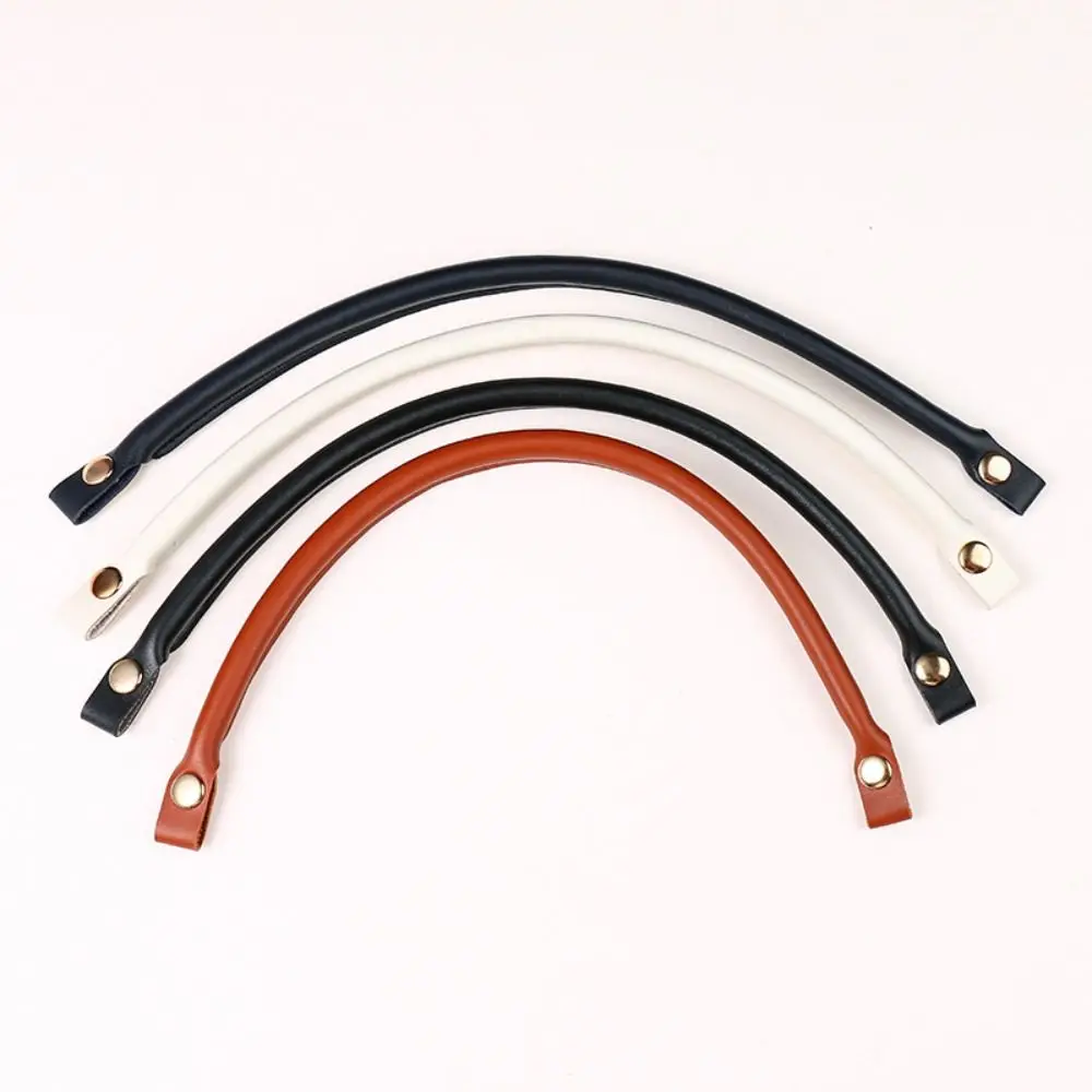 Bandolera de cuero PU para mujer, 2 uds., correa desmontable, cierre de Color sólido, cinturón, asas de repuesto para bolso - imagen 4