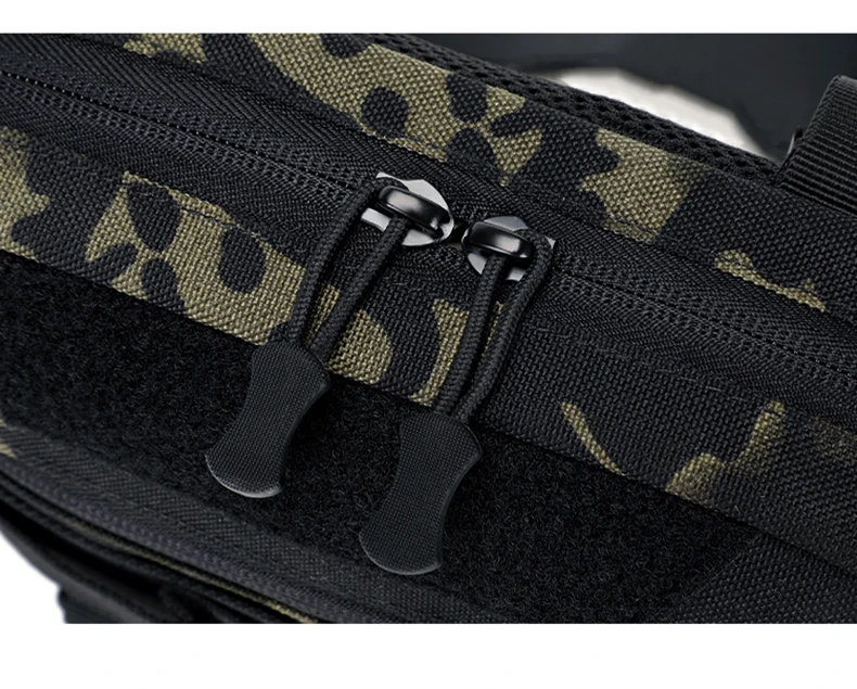 Diseño de cremallera de camuflaje para equipo táctico