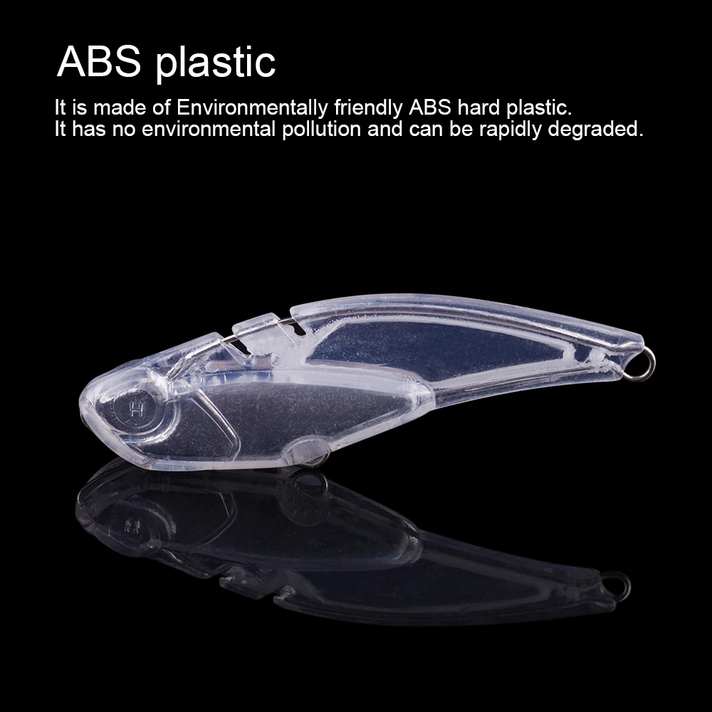 Hanlin-cebos duros de hundimiento sin pintar, cebos artificiales, Crankbait, aparejos en blanco, 10/20 piezas, 7CM, 18G - imagen 5