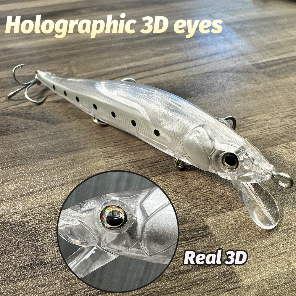 Señuelo de pececillo hundido, 14,5g, 11,5 cm, transferencia por gravedad, fundición larga, 3 anzuelos, Swimbait 3D, Jerkbait, Pesca Popper, aparejos de Pesca - imagen 4