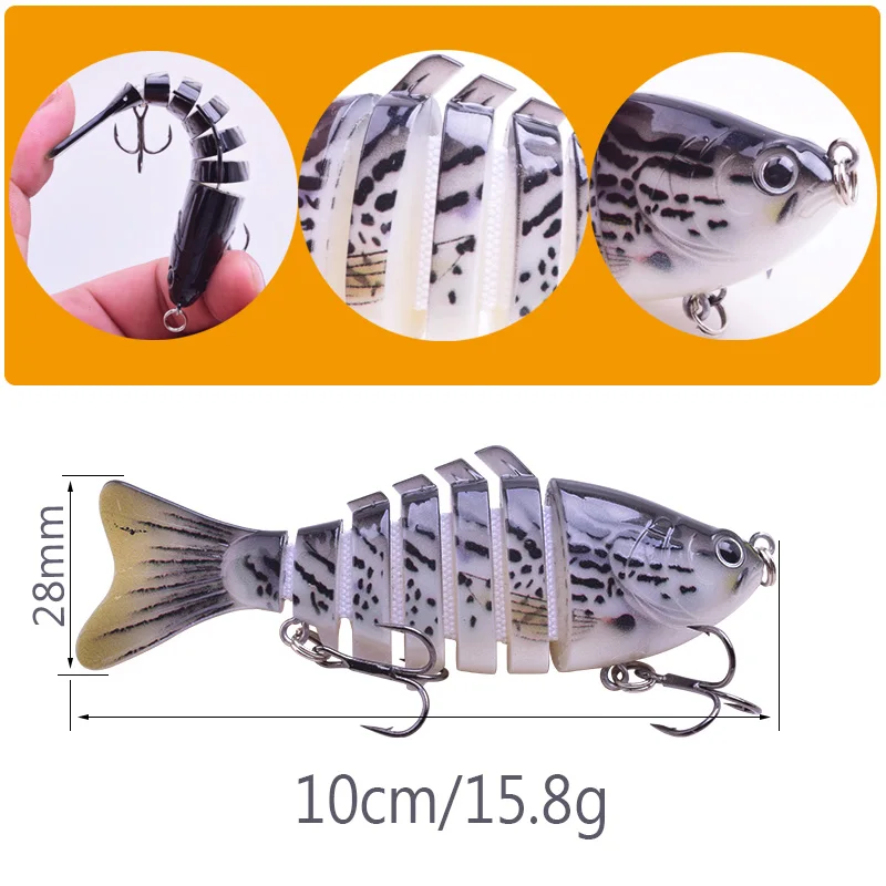 Señuelo de pesca que se hunde, Wobblers Crankbaits, señuelo duro, cebo Artificial, aparejos de pesca, trucha, lubina, 1 ud. - imagen 2