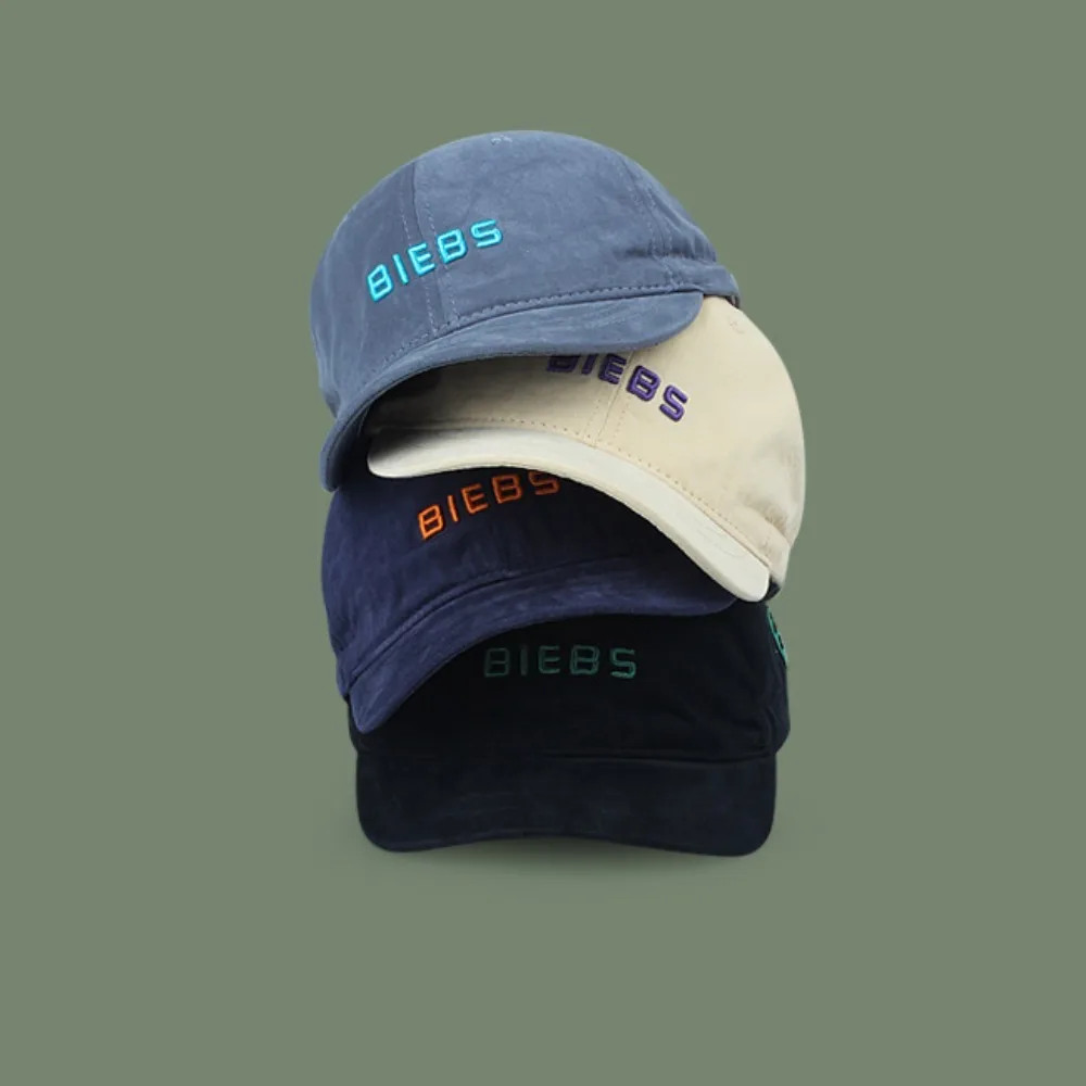 Gran oferta, gorra de béisbol de ala corta para parejas, gorra de pesca antisol ajustable, sombreros Retro transpirables para papá, regalo