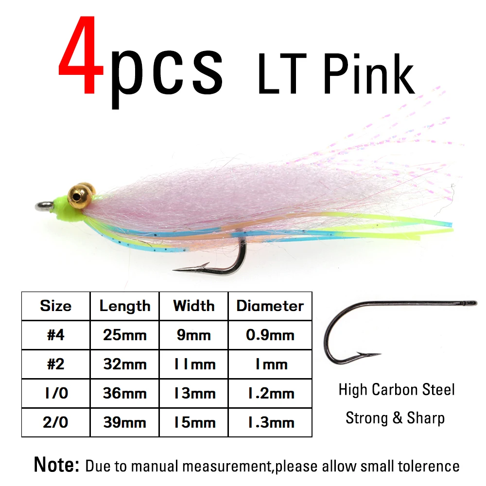4pcs Lt Pink
