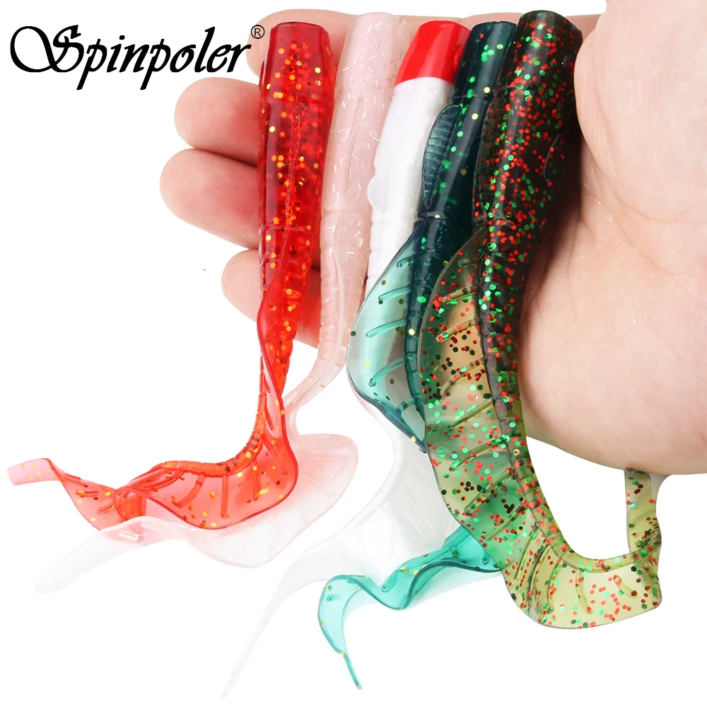 Señuelo Spinpoler de larva de 16 cm para lubina y depredadores