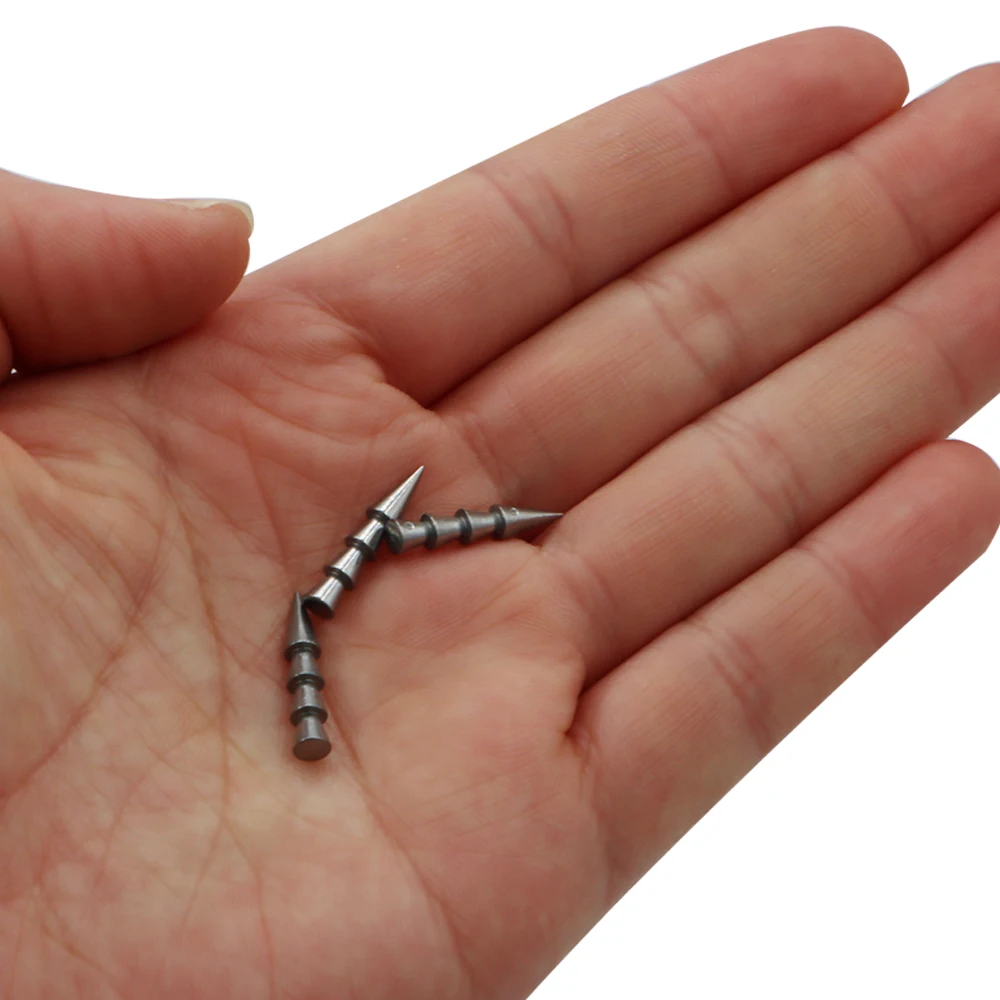 Tungsten Nail Weights for Bass Fishing Insert Sinkers for Fishing Lures Neko Rig and Wacky Rig Sinkers Bass Fishing - imagen 3