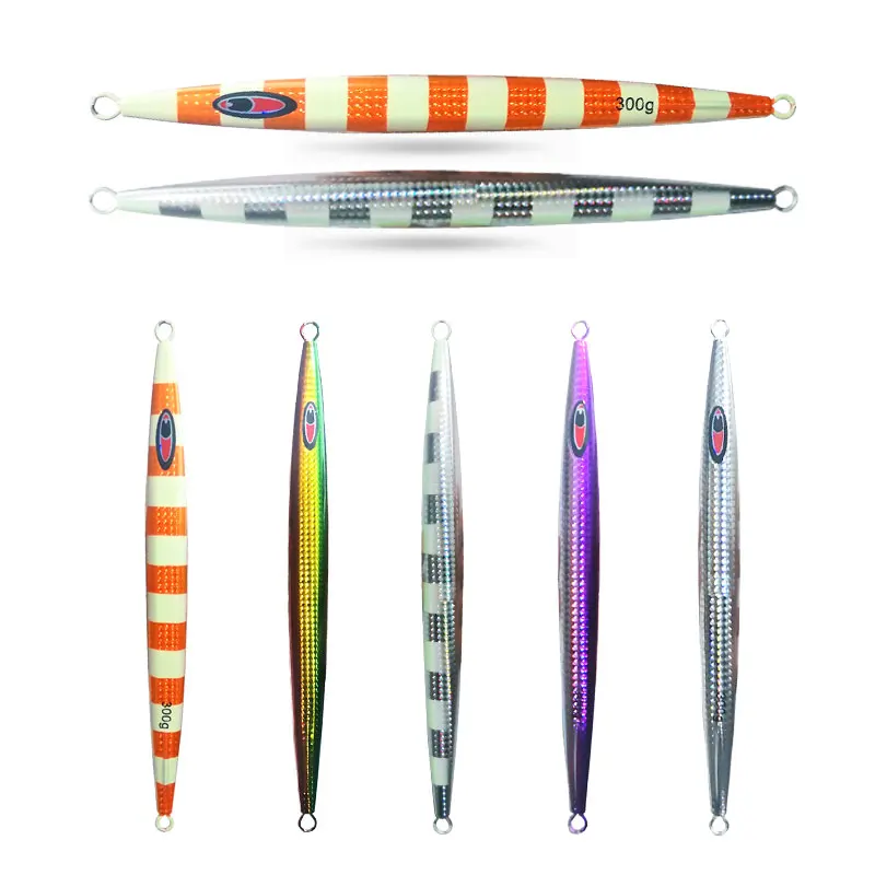 Señuelo Vertical Metal Luminoso Hundimiento Rápido 150-500g Pesca - imagen 2