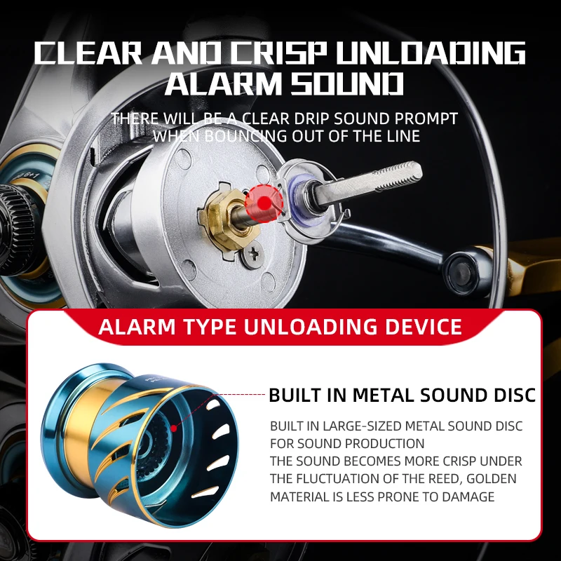 BEARKING, recién llegado, rodamiento de acero inoxidable 5,1: 1, sistema de arrastre de carrete de pesca, rueda giratoria de potencia máxima de 20Kg, bobina de pesca - imagen 5