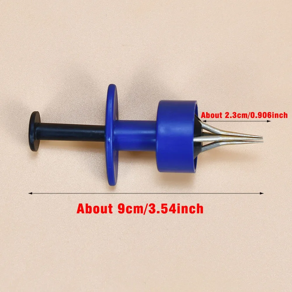 Alimentador rápido de gusanos, gancho con Clip, dispositivo de alimentación de gusano rojo, operación Simple, sin manos sucias, alimentador de gusanos vivos para minas de tierra - imagen 2