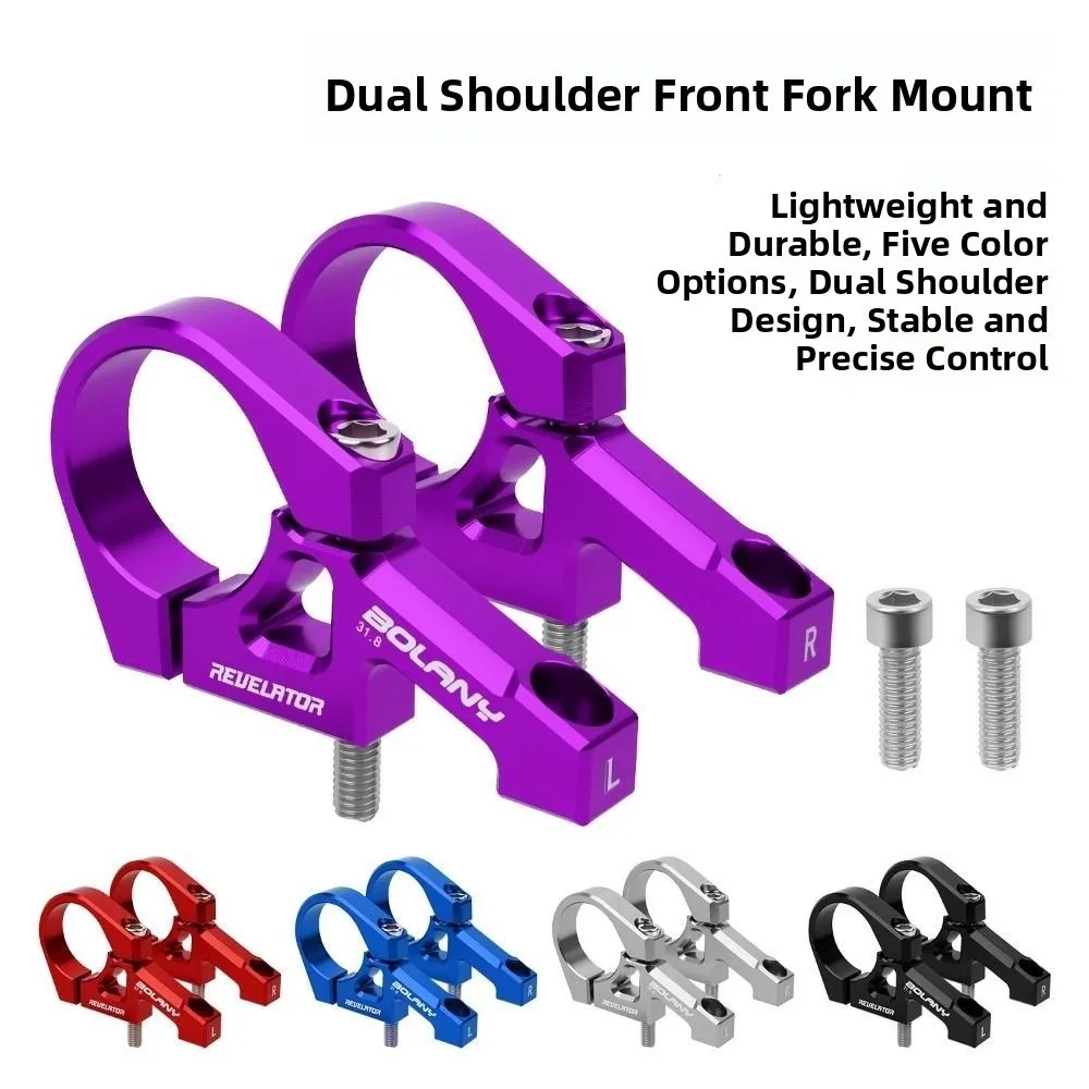 Horquilla de doble corona para bicicleta de aleación Luminum, dirección de precisión de 31,8mm, vástago de montaje directo, fácil de instalar, resistente al desgaste - imagen 5