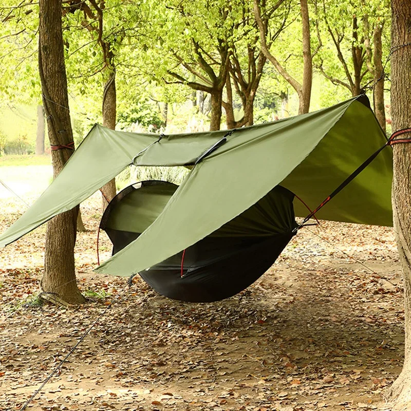 Tienda colgante para árbol impermeable con mosquitera y mosquitero solar - imagen 4