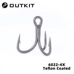 Anzuelos triples OUTKIT – Teflón 4X fuerte ultra afilado