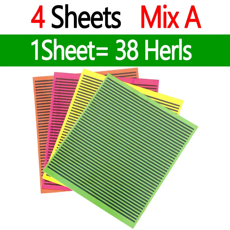 4 Sheets Mix A