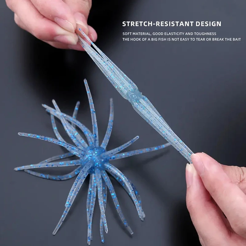 WEIHE, nuevo, 2,5g/8,7g, señuelo de pesca, señuelos de erizo de mar, cebo suave de PVC, cebos de silicona para dorada, lubina, pesca mandarín, Tilapia - imagen 5