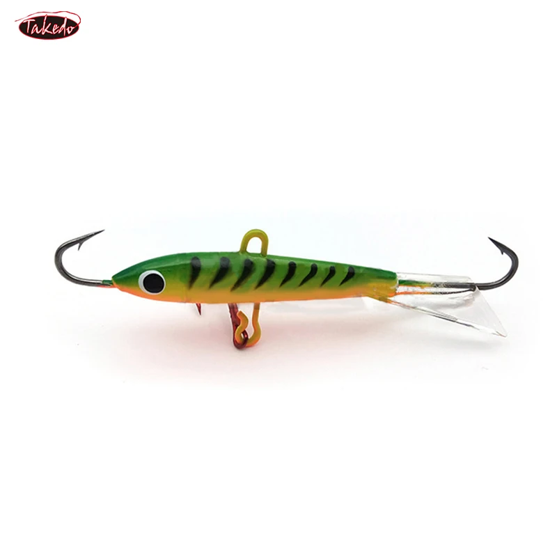TAKEDO-señuelo de pesca SP4, anzuelo de hielo, plantilla de plomo, 18G, 84MM - imagen 4