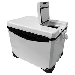 Caja enfriadora de pesca portátil ventilada para mar y aparejos