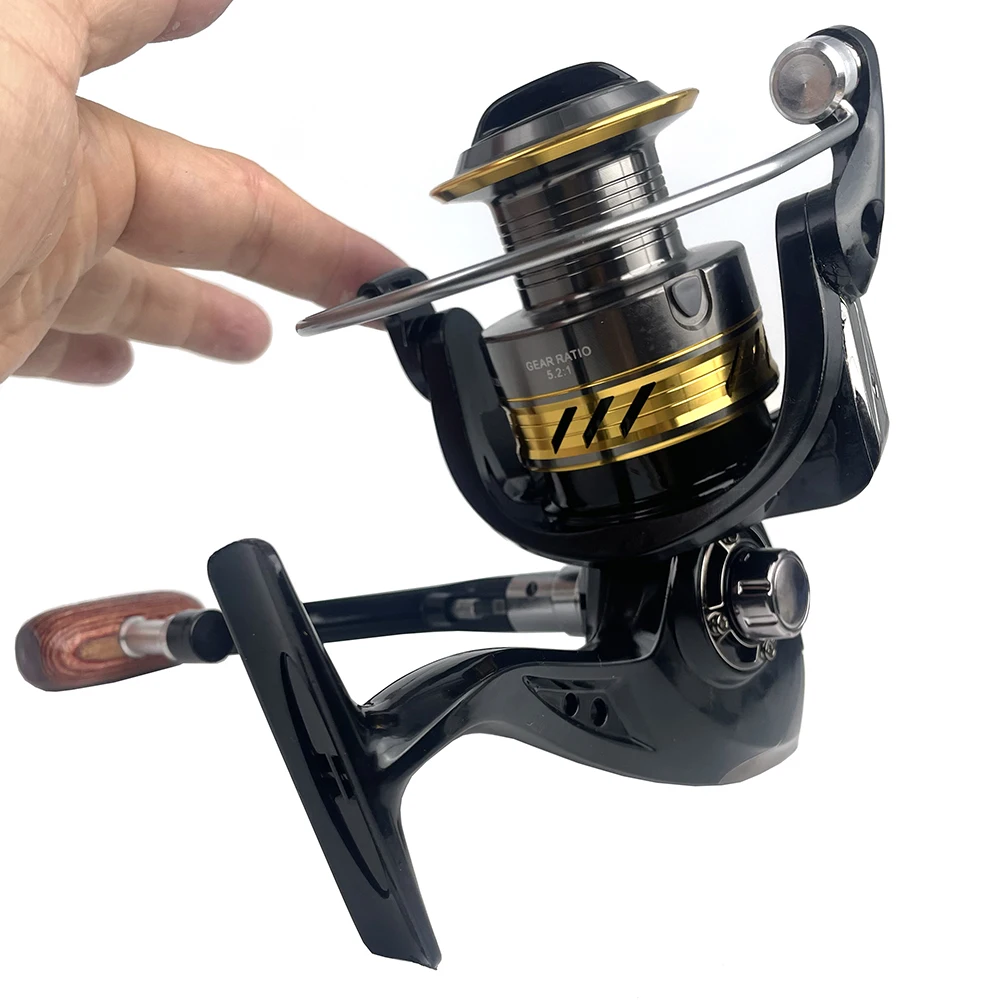 GHOTDA-carrete de pesca giratorio 13BB, Reel2000-7000 de Metal para Surfcasting, giratorio, Jigging de agua salada, arrastre máximo de 12kg - imagen 5