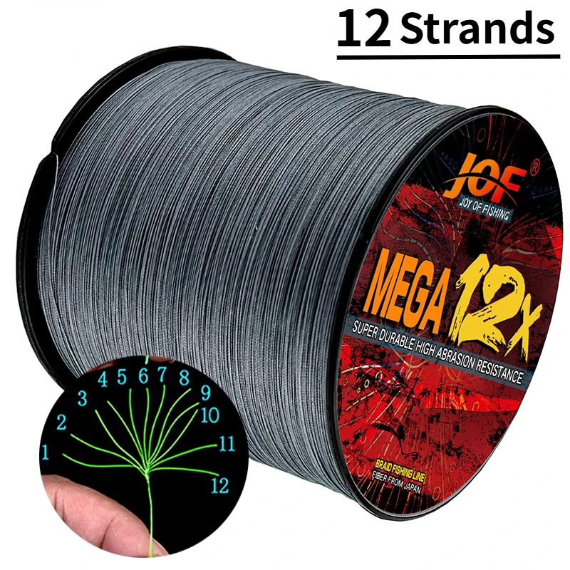 16 /12 hebras 100M 300M PE trenzado hilo de pescar multifilamento Tresse Peche carpa de agua salada Pesca con mosca cuerda tejida 25-200lb Pesca - imagen 3