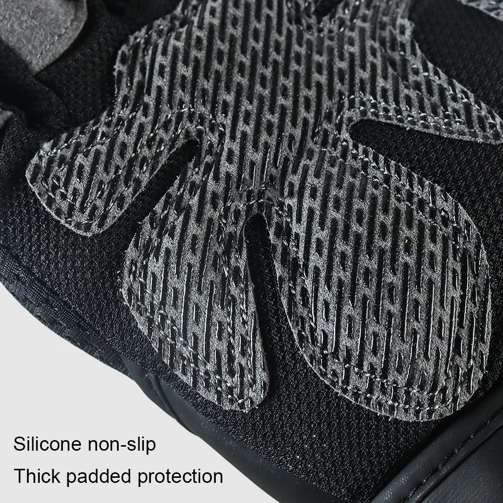 Guantes de medio dedo para Fitness, protectores de muñeca para deportes, presurizados, finos, absorbentes del sudor, antideslizantes, Deadlift, 2 uds. - imagen 5