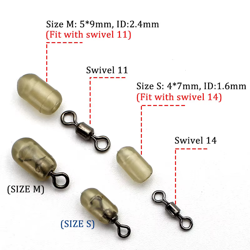 Chod Heli Mangas amortiguadoras para rig helicóptero de carpa - imagen 3