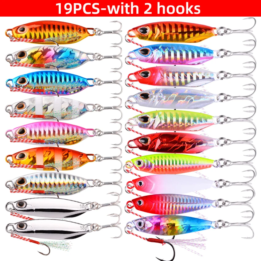 19PCS With 2hooks