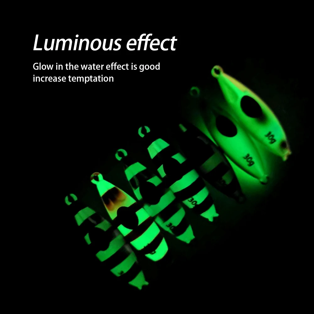 Slow Bee-señuelo de pesca de hundimiento en agua salada, cebo de pesca con anzuelo, plantilla de lanzamiento lento, 30g, 40g, 60g - imagen 4