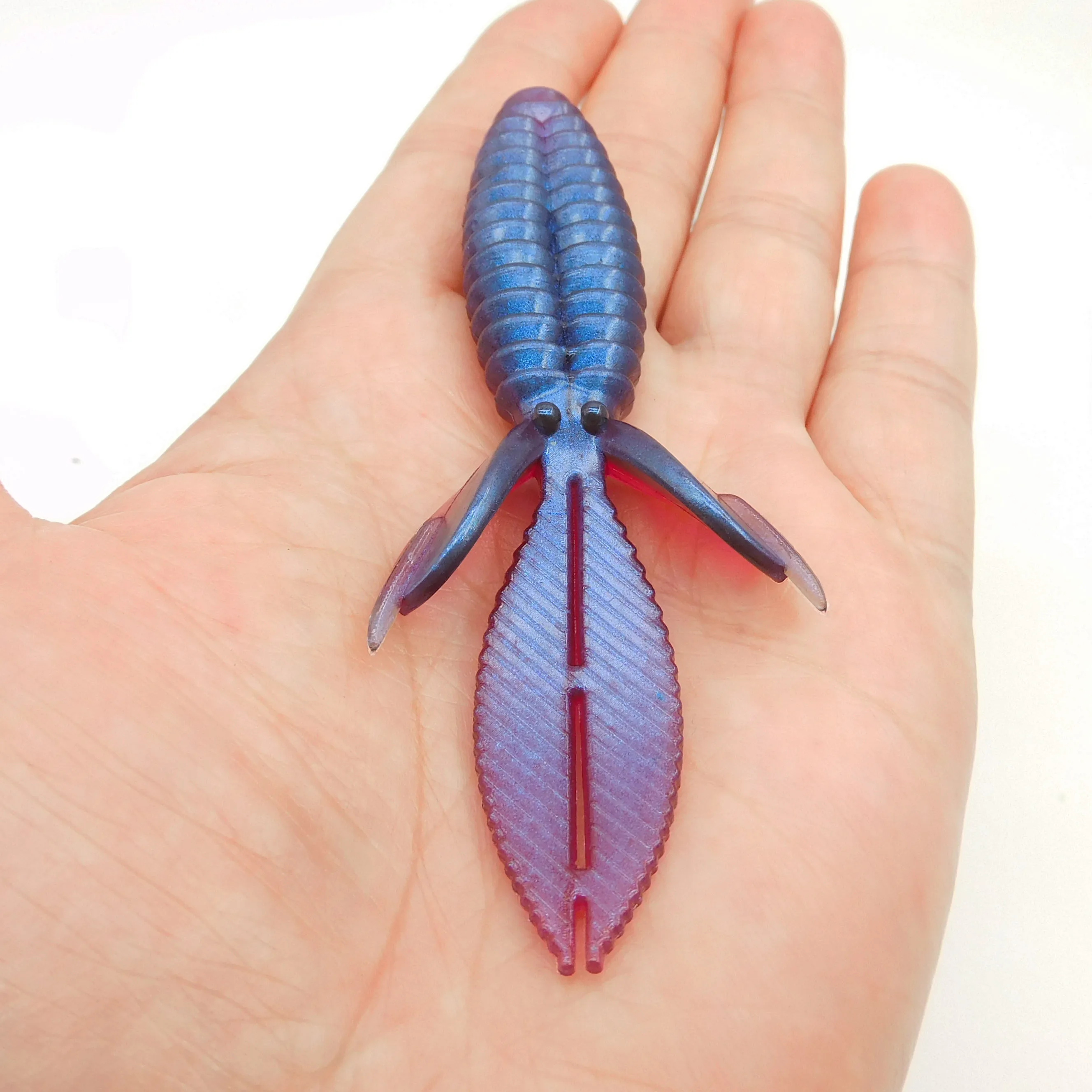 ESFISHING 6 uds Leurre de calavera suave 100mm 9g cebo de silicona Artificial señuelo de pesca Crankbait aparejos flexibles para pesca en el mar - imagen 5