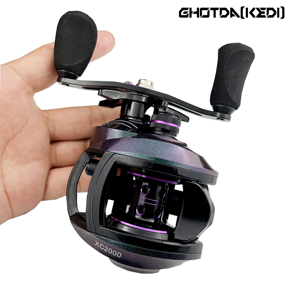 Carrete de Metal 18 + 1, carrete de pesca de fundición con señuelo, relación de engranaje 8,1: 1, rueda de pesca de carpa de alta velocidad - imagen 5