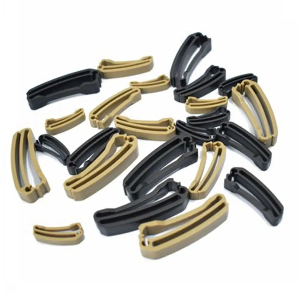 Hebilla de correas de plástico, Clip de extremo de cinturón, Clip de cierre ajustable, hebillas para mochila, accesorios de correa para bolsa de senderismo y acampada, 4 Uds. - imagen 5