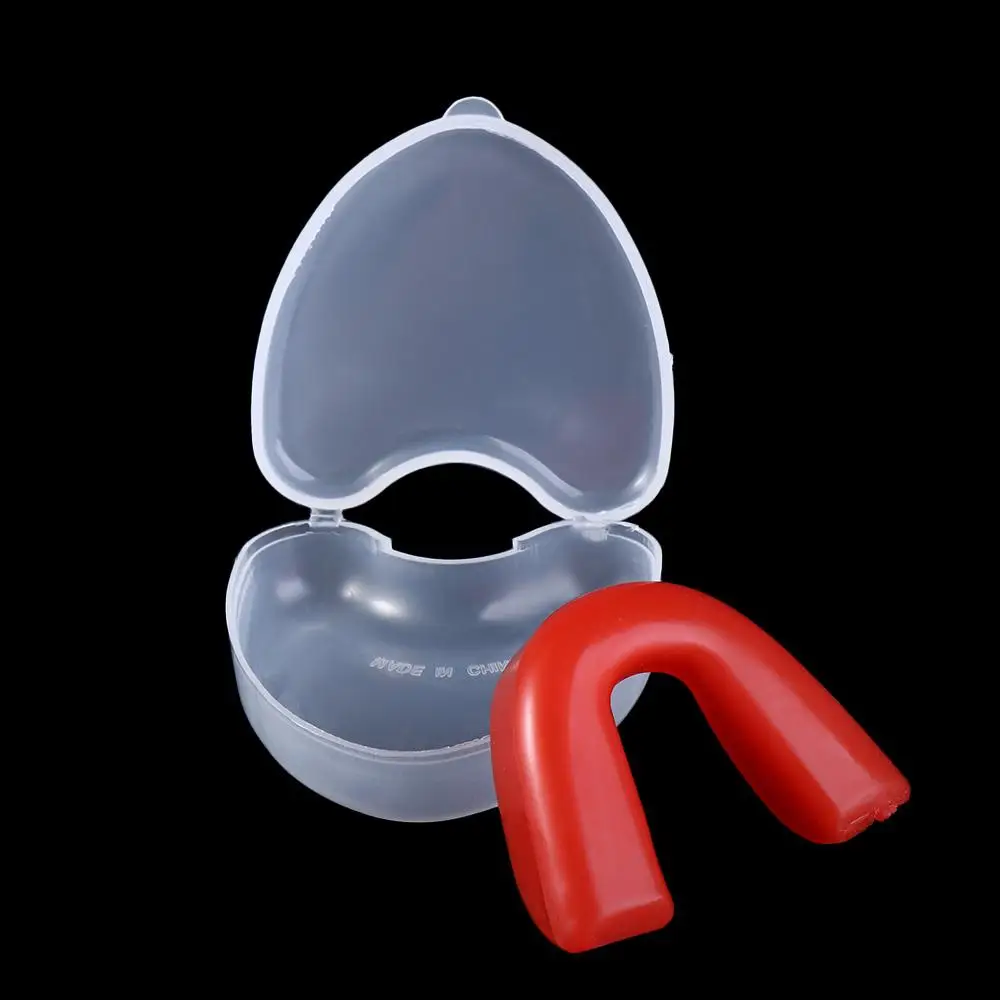 Protector bucal reutilizable para niños y jóvenes, Protector bucal deportivo para baloncesto, Rugby, adultos, con caja de plástico, Protector de dientes - imagen 4