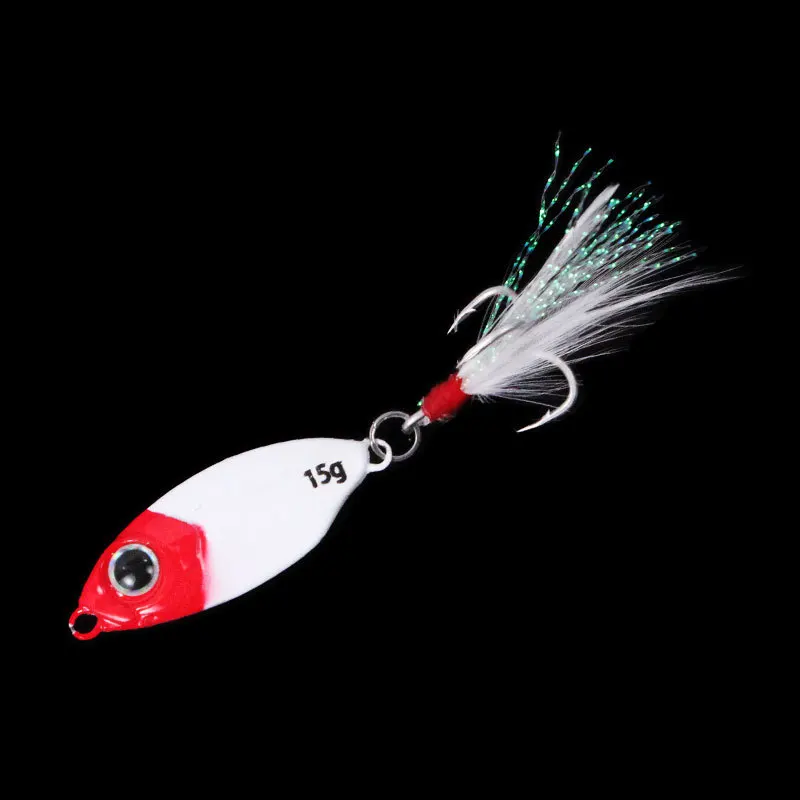 DUODUOYU, 1 Uds., 10g, 15g, 20g, plantilla, señuelo duro, Micro mar, cebo Artificial de hundimiento lento, fundición a tierra, plantilla de Metal, accesorios de pesca