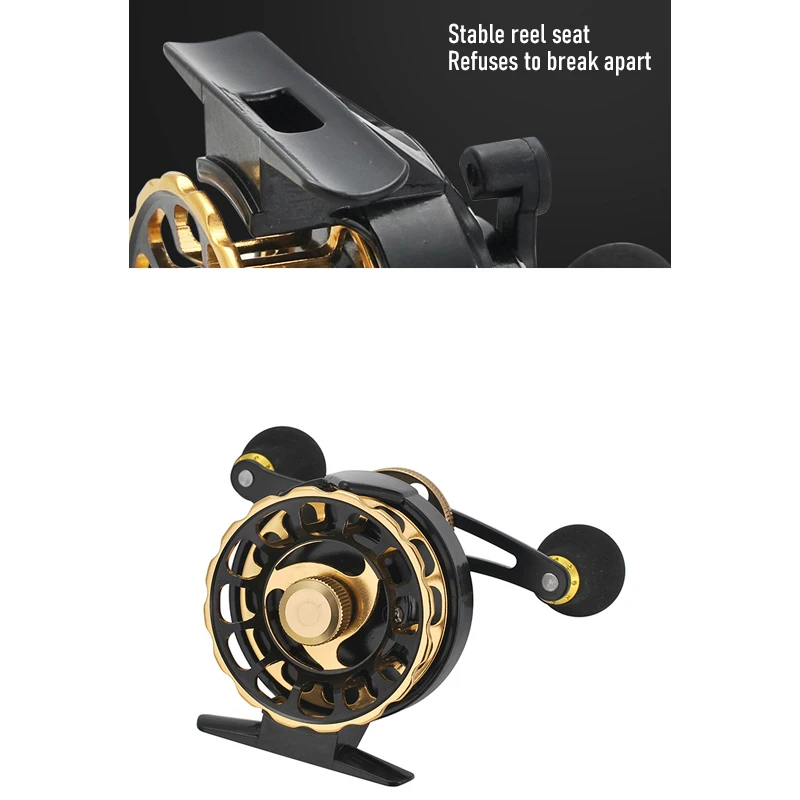 Experimente una pesca sin costuras con este asiento de carrete duradero diseñado para la estabilidad y la facilidad de uso