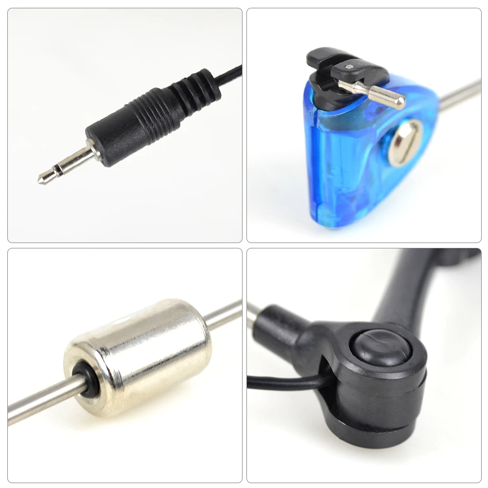 Hirisi LED Swingers de pesca iluminados indicador de caída para pesca de carpa B2015 accesorios de pesca - imagen 3