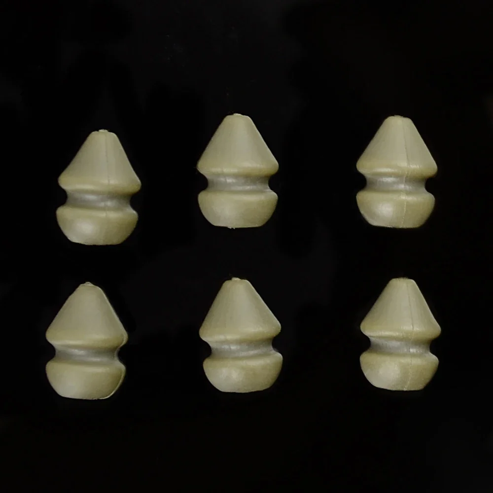 Cuentas de helicóptero de pesca de carpa para aparejos terminales, aparejos de pelo Chod Rigs, accesorios de pesca AH060 gruesos, 20 x - imagen 2