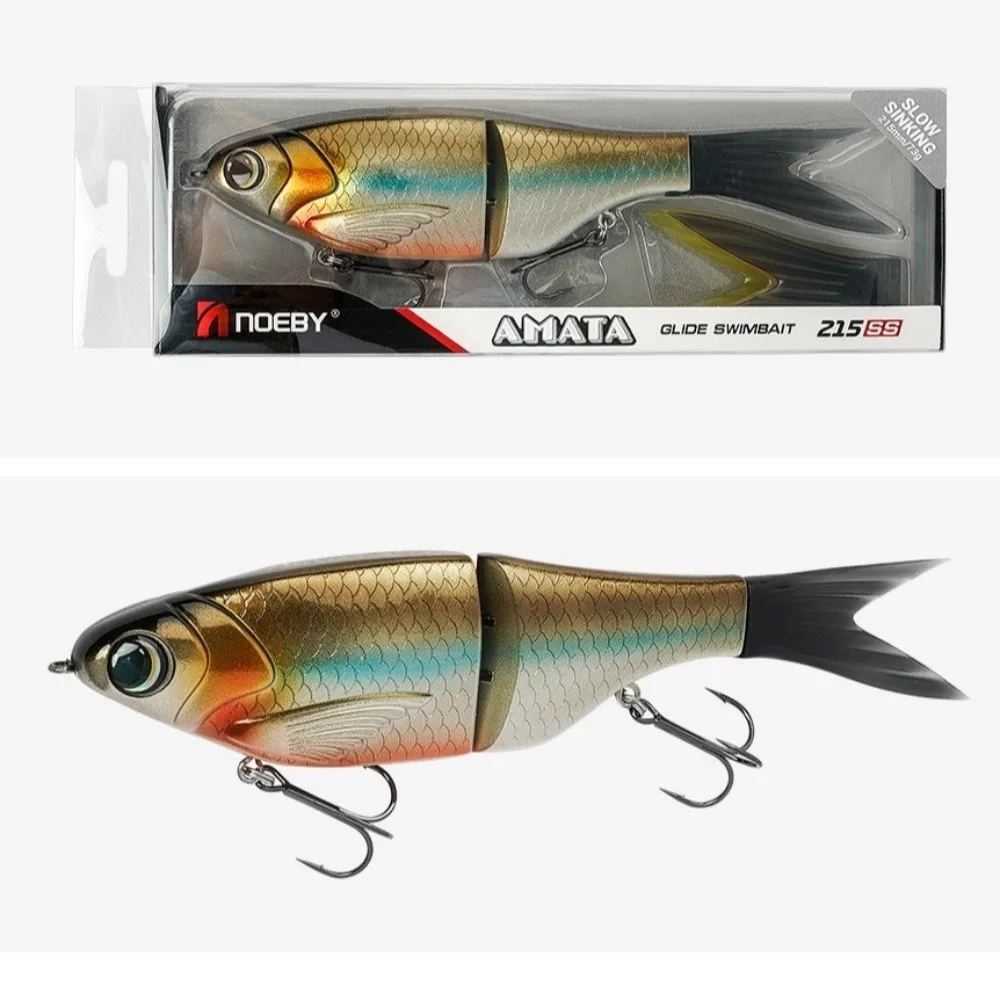 215 mm de longitud Noeby Glide Swimbait 73 g de peso Diseño de Wobblers Material de silicona de Wobblers de hundimiento lento - imagen 3