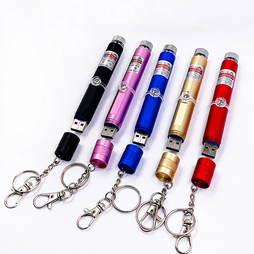 Mini llavero 2 en 1 para gato, puntero divertido con batería, puntero láser verde portátil, antorcha de entrenamiento LED, linterna de juguete para tickle y Gato - imagen 5