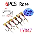 6pcs Rose LY047
