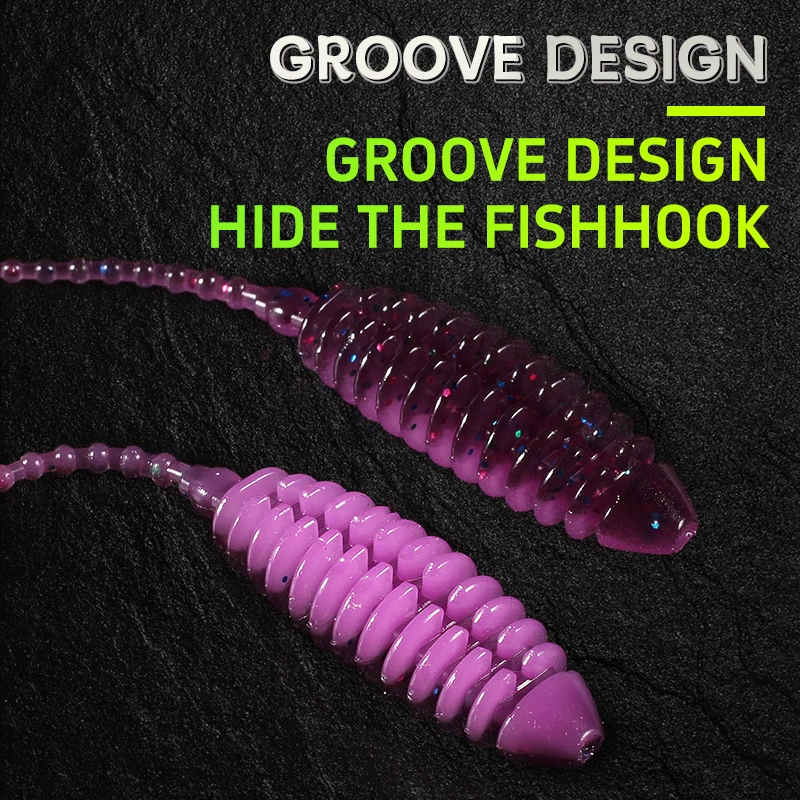 Supercontinent CHORO cola de cebo suave pequeña 50mm Pesca Artificial Leurre Souple Señuelos de Pesca - imagen 4