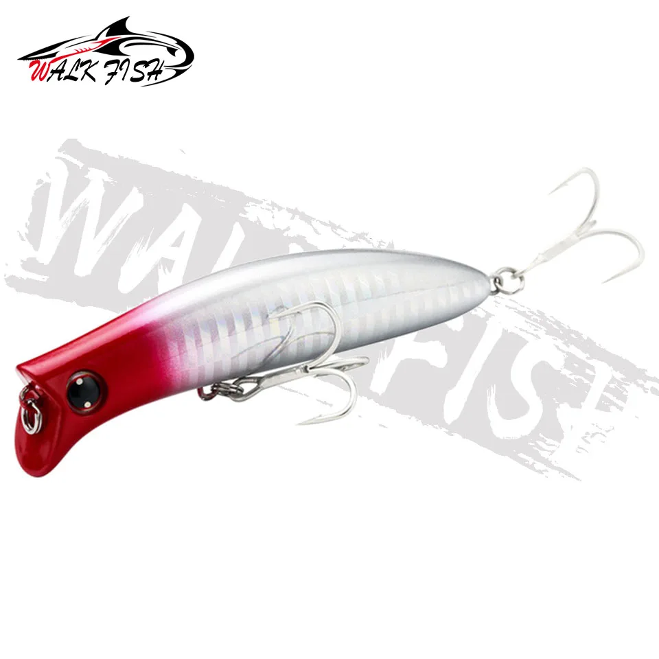WALK FISH-señuelo flotante para pesca en agua salada, cebo Artificial, wobblers, lubina, 1 piezas, 13g 16g - imagen 2