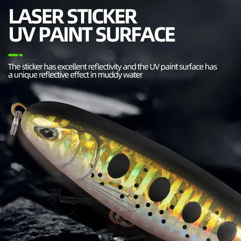 Señuelo de Tractor de 13g, vibración rápida, señuelo de pesca curvo duro, nadador con cola giratoria, gancho realista adjunto, 1 Uds. - imagen 5