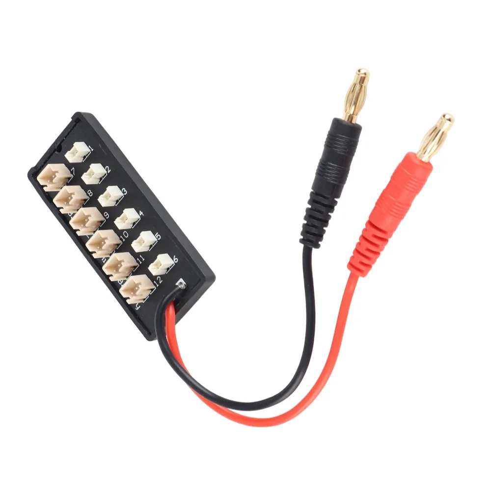 Placa de carga de equilibrio tipo UMX JST PH2.0 Lipo placa de conexión paralela 3,7 V placa de expansión de cargador Ultra Micro para UMX Beast - imagen 2