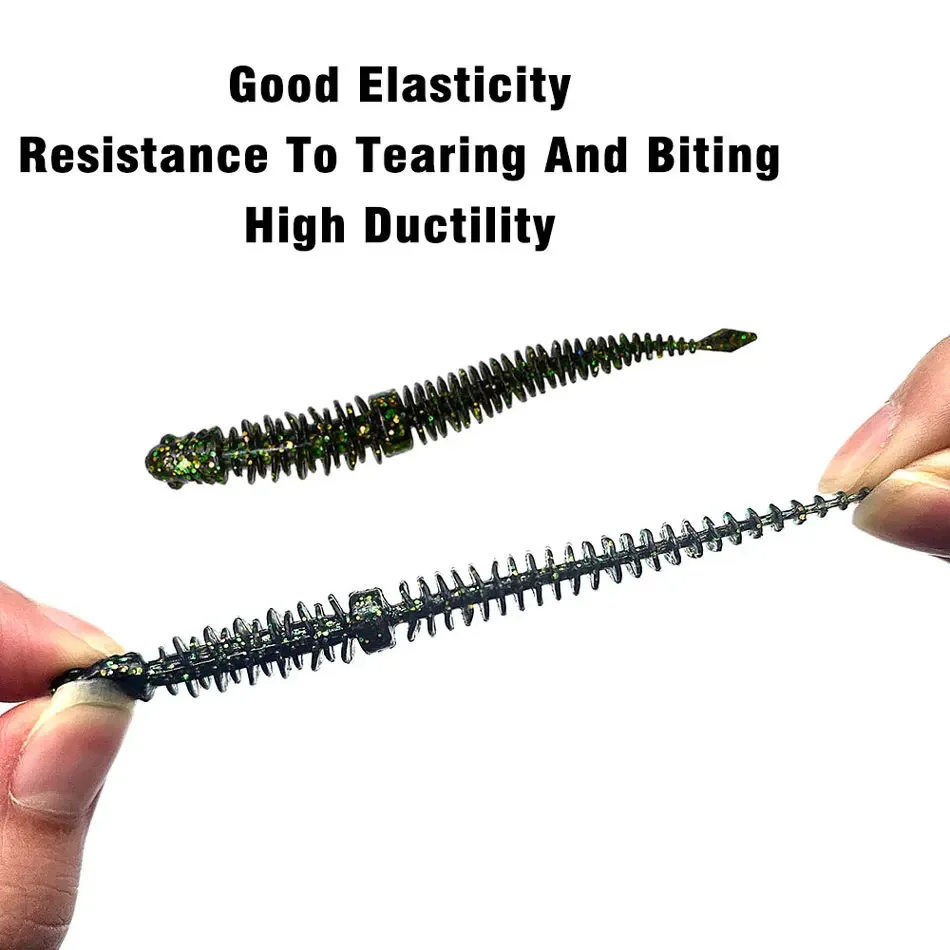 Experimente la máxima flexibilidad y durabilidad de nuestro cebo de pesca premium