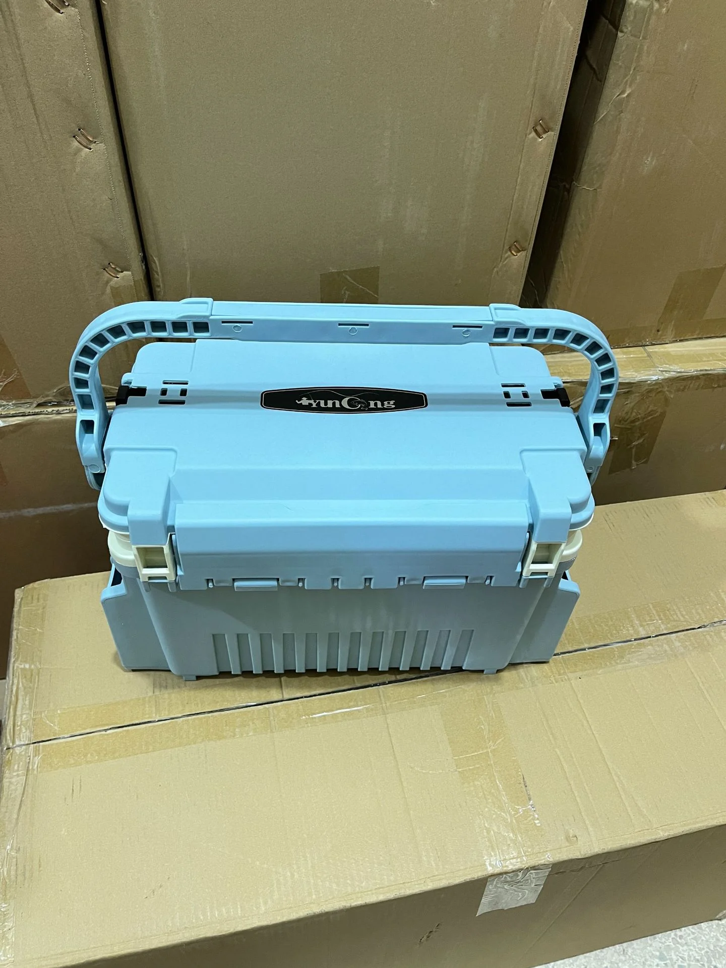 NUNATAK Caja de almacenamiento de pesca dura Yun-Box Caja espacial grande engrosada 43CM * 28CM * 23CM Caja de almacenamiento multifuncional Caja de doble capa - imagen 5