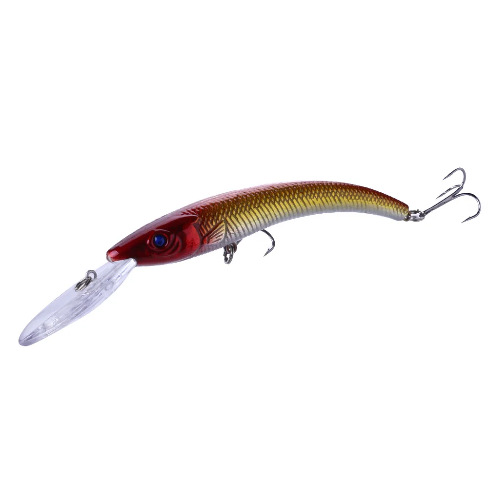 HENGJIA-señuelo de pesca de 1 piezas, cebo duro de 15,5 cm, 18g, pececillo, Crankbait, Wobblers, Peche Bass, cebos artificiales, Lucio, carpa, Swimbait - imagen 5