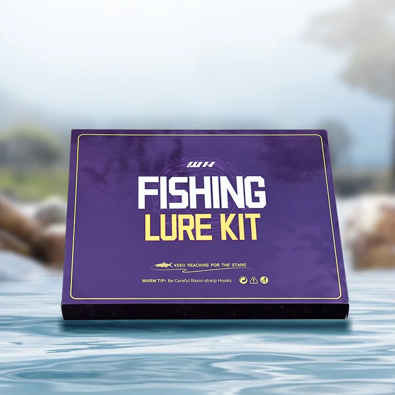 15 piezas de caja de regalo de cebo F #   Juego de cebo Luya, cebo duro Vib Wave, escalada, equipo de pescado multisección - imagen 4
