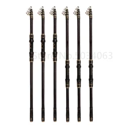 Caña de pescar telescópica de 2,1 m, 2,4 m, 2,7 m, 3,0 m, caña de natación de alto carbono, fuerza de rotación, 10-250g, caña de alimentación de largo alcance