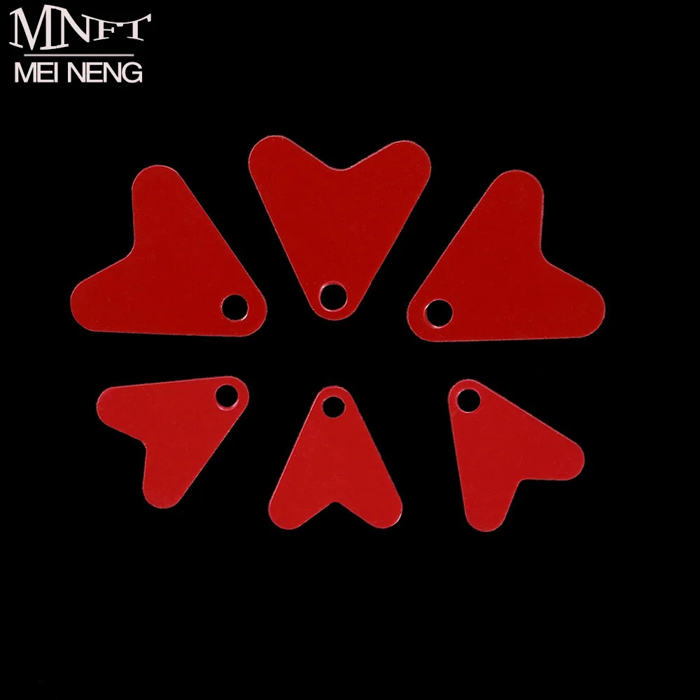 80 Uds. Cuchara de Pesca para trucha, señuelo de lentejuelas, plástico, forma de corazón rojo, Spinners, accesorio, anzuelo de cebo, lentejuelas para atraer peces, Pesca