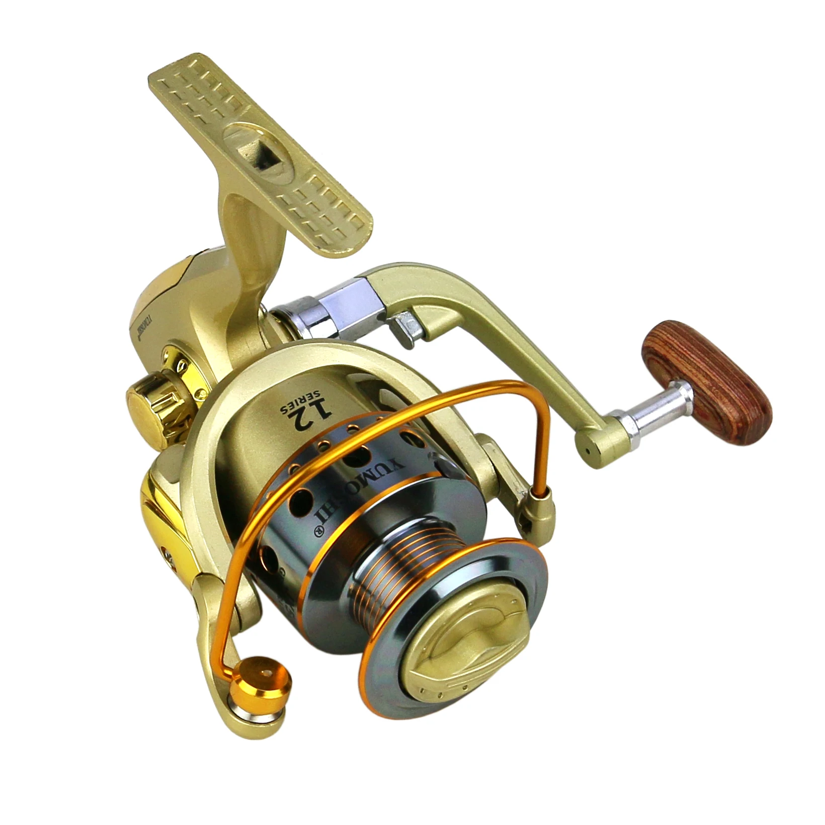 PROXPE-carrete de pesca giratorio JX 1000-7000, rueda de arrastre máxima de 12kg, 5,5: 1, bobina de agarre de Metal, aparejos de agua salada de mar, nuevo